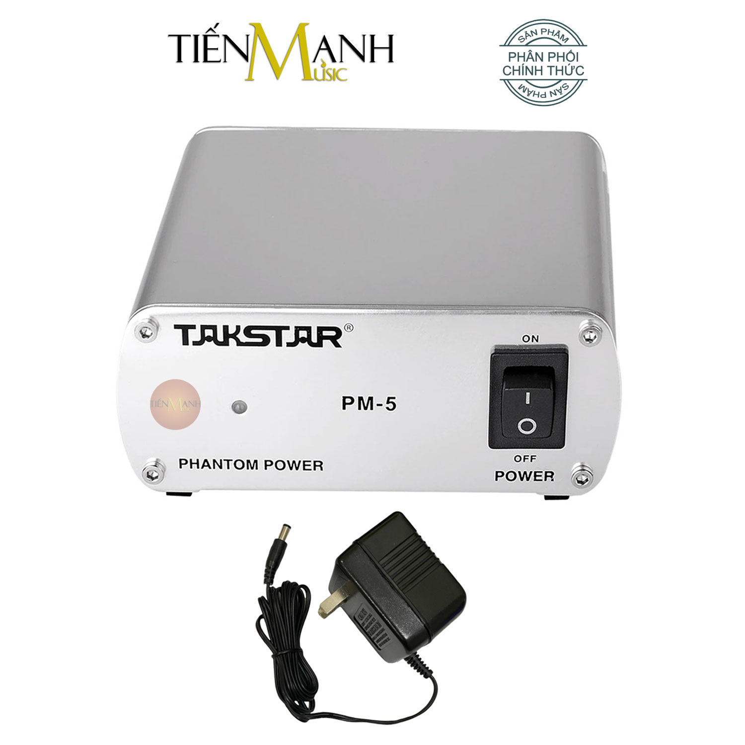 Takstar PM-5 - Nguồn Phantom 48V Cho Micro Condenser Phòng Thu Studio PM5 Mic Microphone